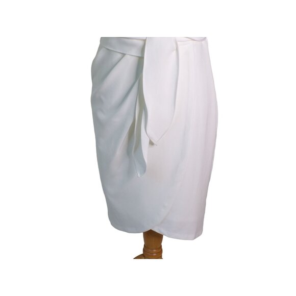 🆕JULIA JORDAN Asymmetrical Sheath Dress Sleeveless Ivory 6 - Picture 13 of 13